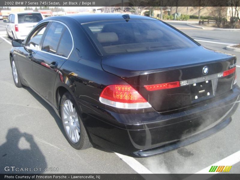 Jet Black / Beige III 2002 BMW 7 Series 745i Sedan