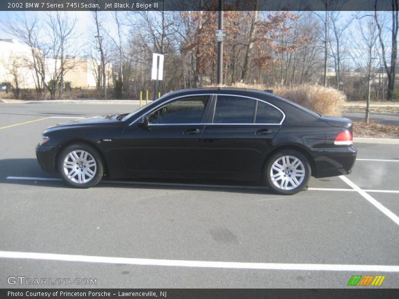 Jet Black / Beige III 2002 BMW 7 Series 745i Sedan