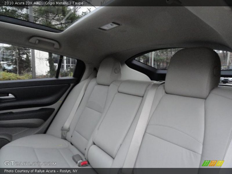  2010 ZDX AWD Taupe Interior