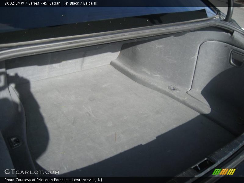 Jet Black / Beige III 2002 BMW 7 Series 745i Sedan