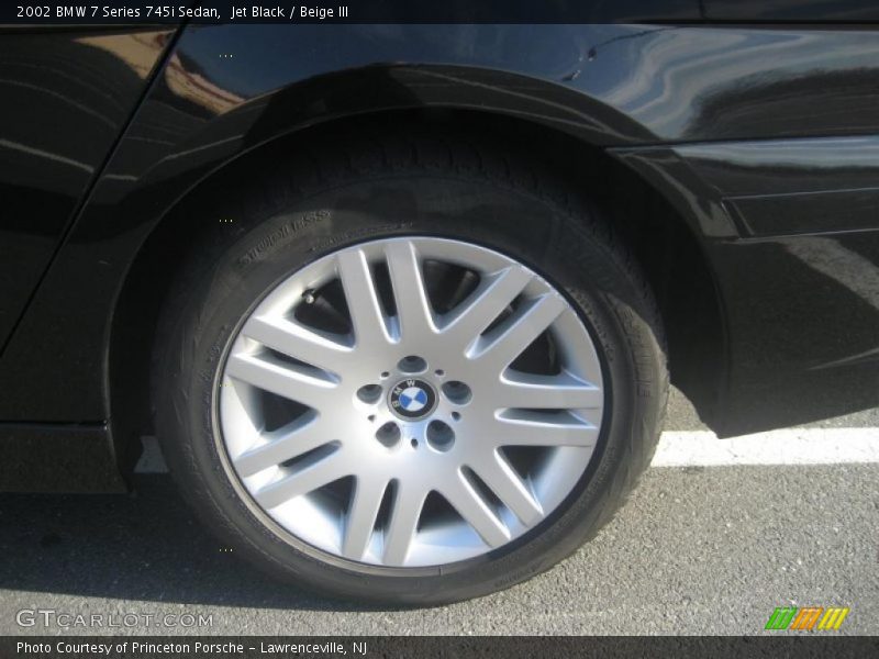 Jet Black / Beige III 2002 BMW 7 Series 745i Sedan