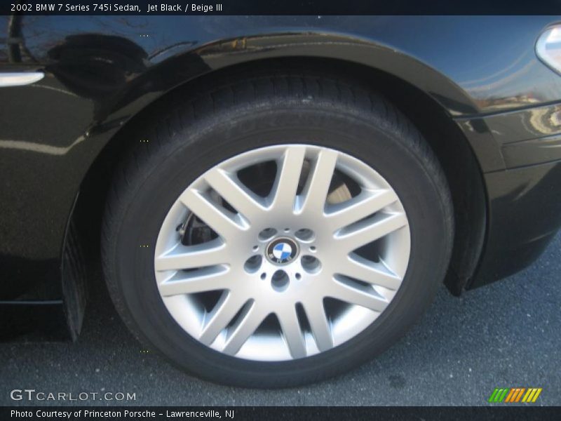 Jet Black / Beige III 2002 BMW 7 Series 745i Sedan