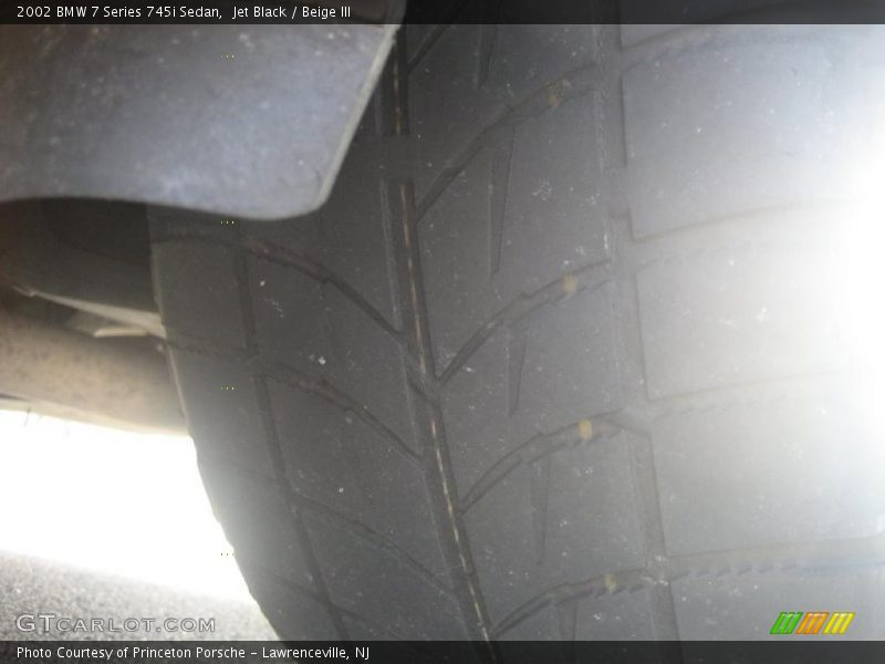 Jet Black / Beige III 2002 BMW 7 Series 745i Sedan