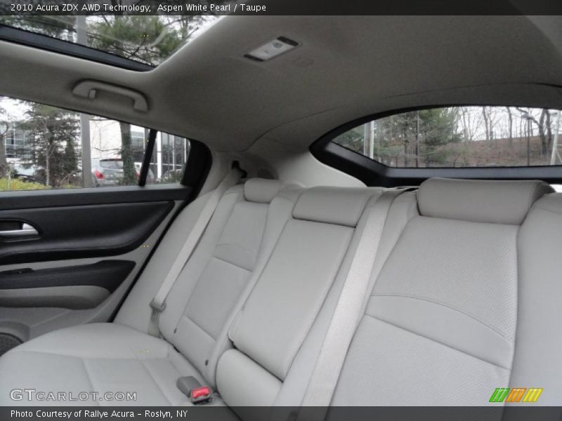  2010 ZDX AWD Technology Taupe Interior