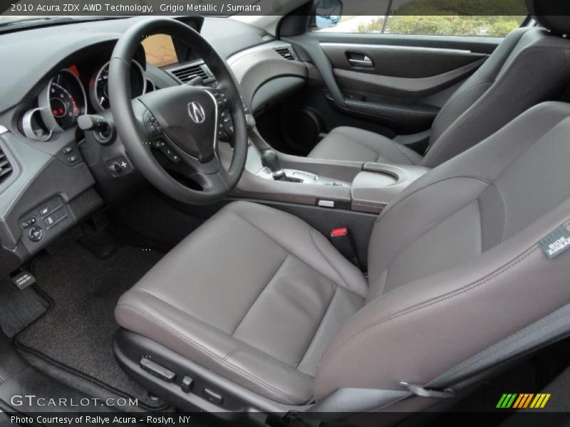 Sumatra Interior - 2010 ZDX AWD Technology 