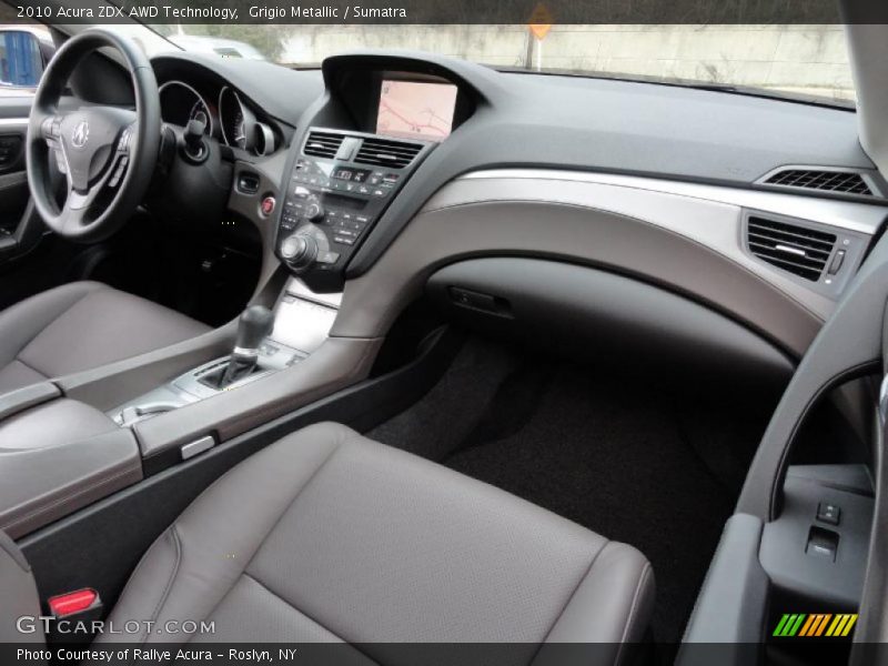 Dashboard of 2010 ZDX AWD Technology