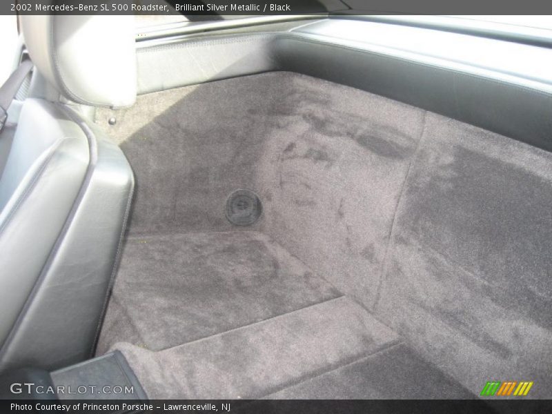 Brilliant Silver Metallic / Black 2002 Mercedes-Benz SL 500 Roadster