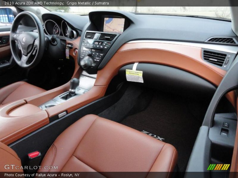Dashboard of 2010 ZDX AWD Technology
