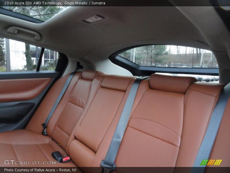 Grigio Metallic / Sumatra 2010 Acura ZDX AWD Technology