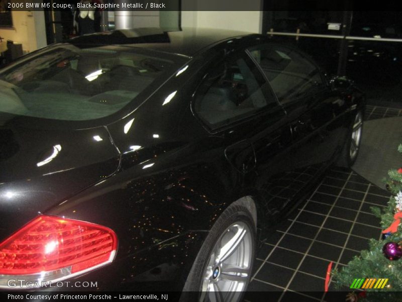 Black Sapphire Metallic / Black 2006 BMW M6 Coupe