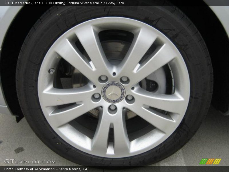 Iridium Silver Metallic / Grey/Black 2011 Mercedes-Benz C 300 Luxury
