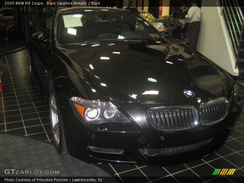 Black Sapphire Metallic / Black 2006 BMW M6 Coupe