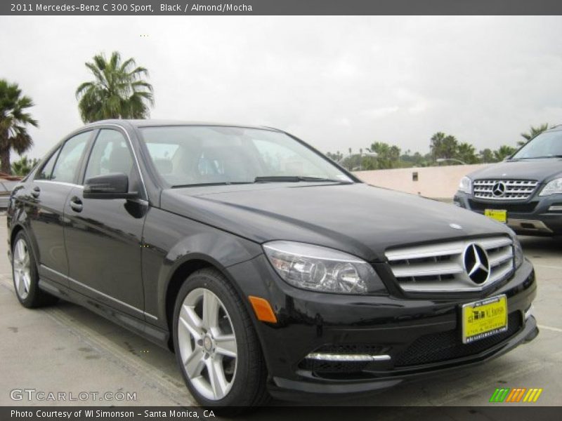 Black / Almond/Mocha 2011 Mercedes-Benz C 300 Sport