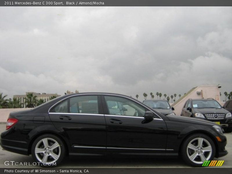 Black / Almond/Mocha 2011 Mercedes-Benz C 300 Sport