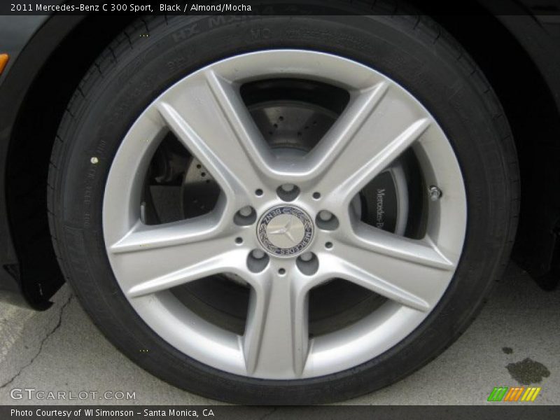 Black / Almond/Mocha 2011 Mercedes-Benz C 300 Sport