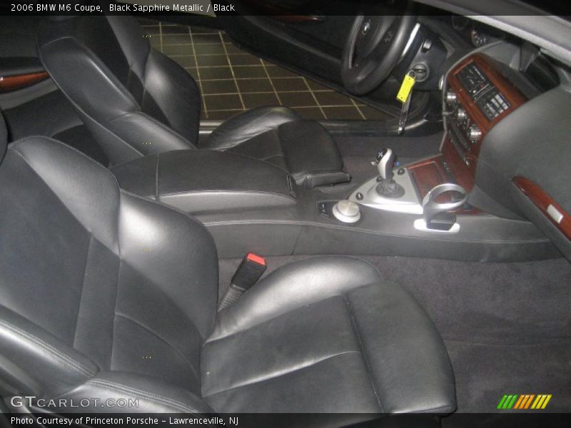Black Sapphire Metallic / Black 2006 BMW M6 Coupe