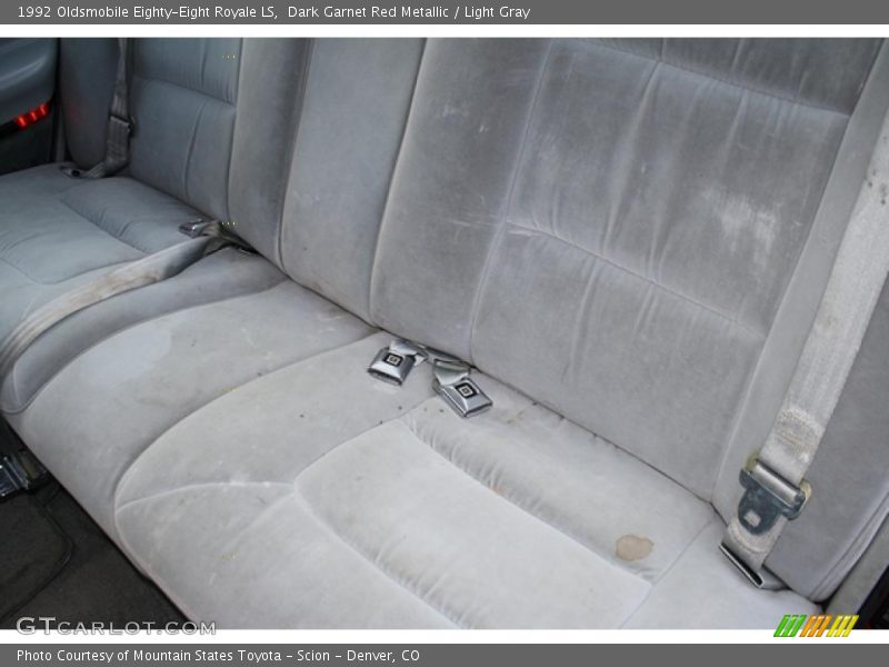 Dark Garnet Red Metallic / Light Gray 1992 Oldsmobile Eighty-Eight Royale LS