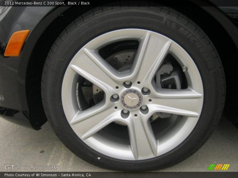 Black / Black 2011 Mercedes-Benz C 300 Sport