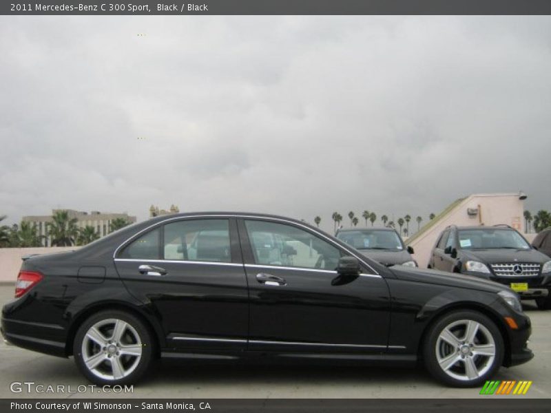 Black / Black 2011 Mercedes-Benz C 300 Sport