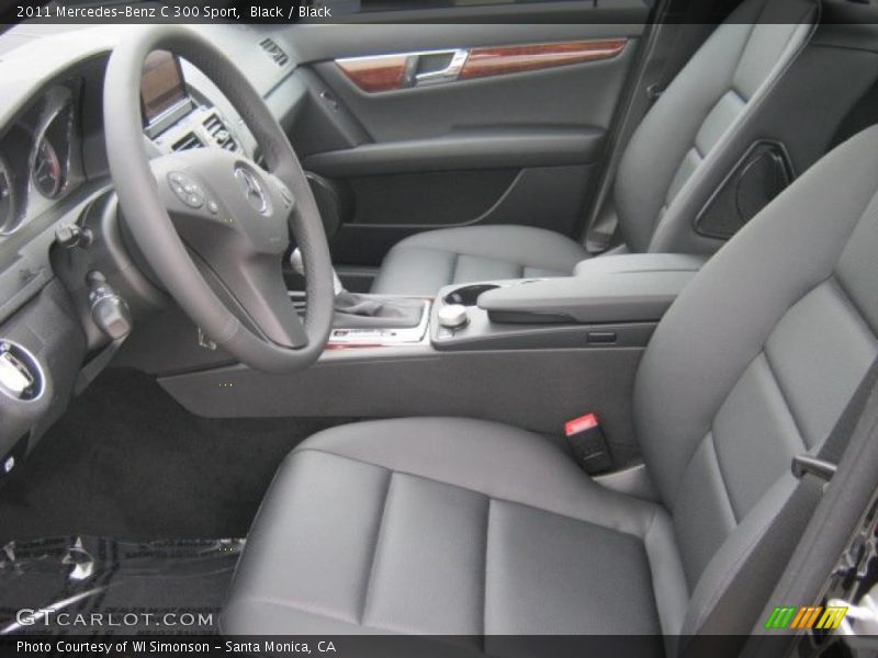 Black / Black 2011 Mercedes-Benz C 300 Sport