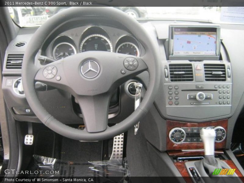 Black / Black 2011 Mercedes-Benz C 300 Sport