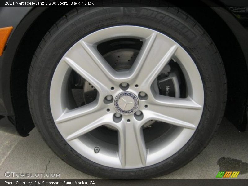 Black / Black 2011 Mercedes-Benz C 300 Sport