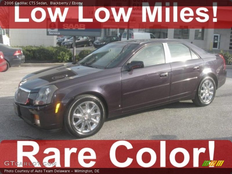 Blackberry / Ebony 2006 Cadillac CTS Sedan