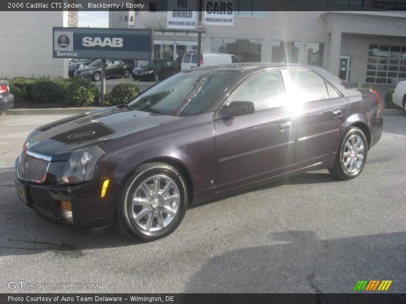 Blackberry / Ebony 2006 Cadillac CTS Sedan