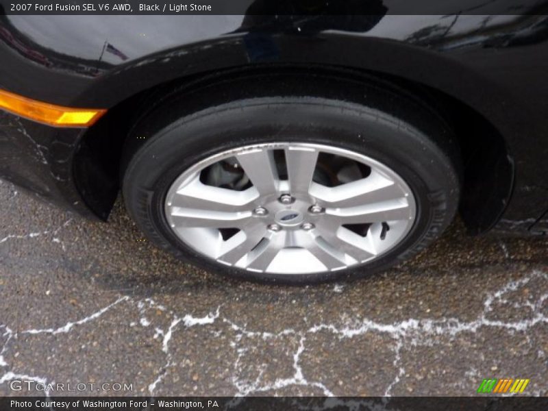Black / Light Stone 2007 Ford Fusion SEL V6 AWD