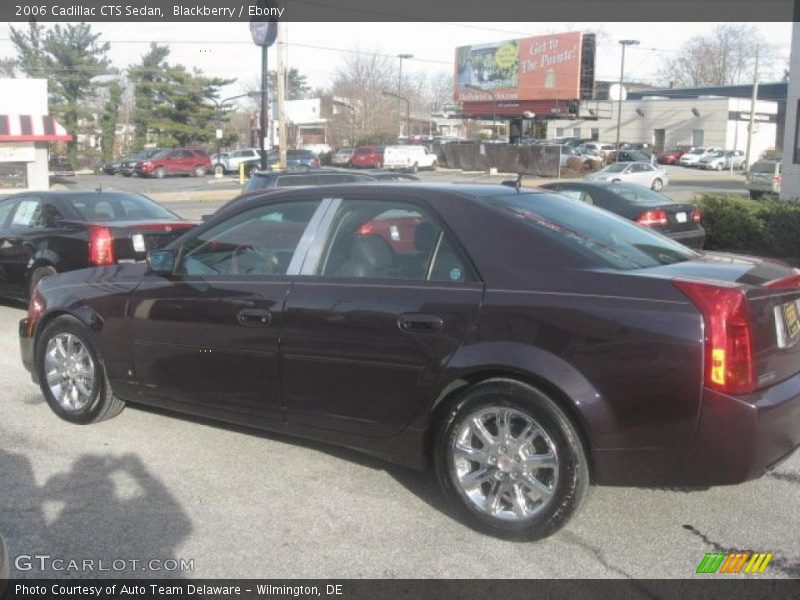 Blackberry / Ebony 2006 Cadillac CTS Sedan