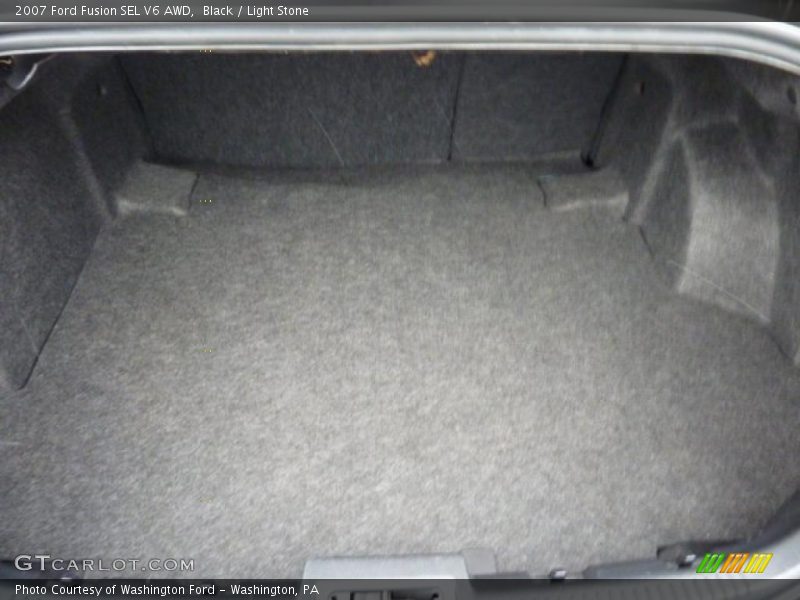 Black / Light Stone 2007 Ford Fusion SEL V6 AWD