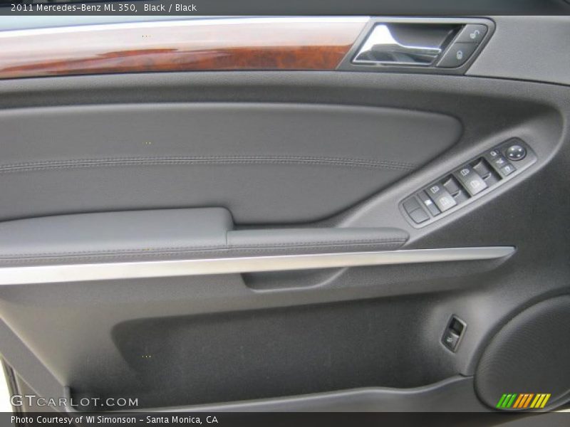 Black / Black 2011 Mercedes-Benz ML 350