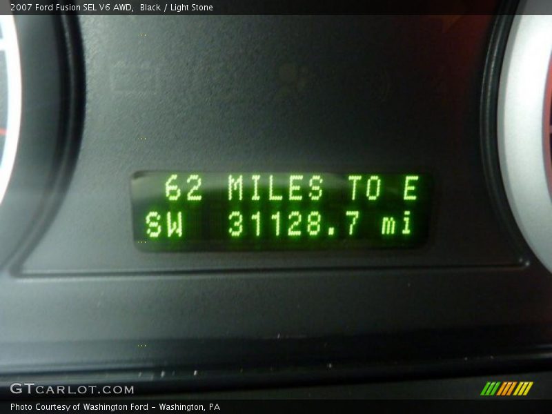 Black / Light Stone 2007 Ford Fusion SEL V6 AWD