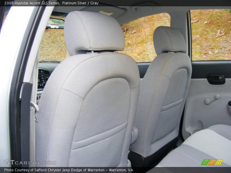 Platinum Silver / Gray 2008 Hyundai Accent GLS Sedan