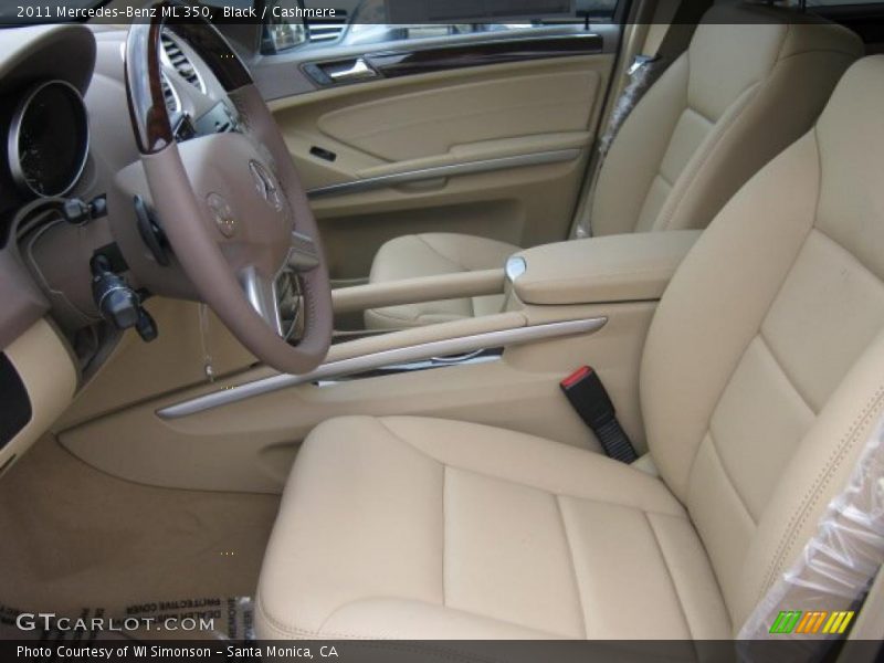 Black / Cashmere 2011 Mercedes-Benz ML 350