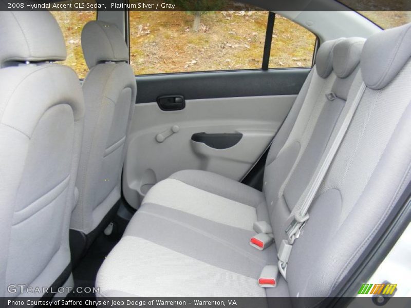 Platinum Silver / Gray 2008 Hyundai Accent GLS Sedan