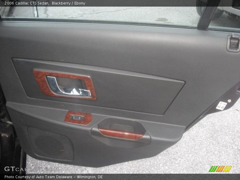 Blackberry / Ebony 2006 Cadillac CTS Sedan