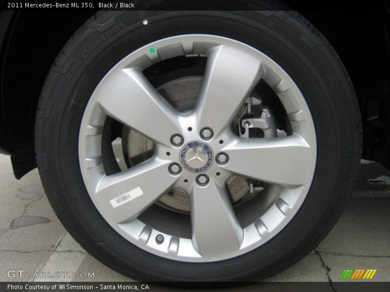 Black / Black 2011 Mercedes-Benz ML 350