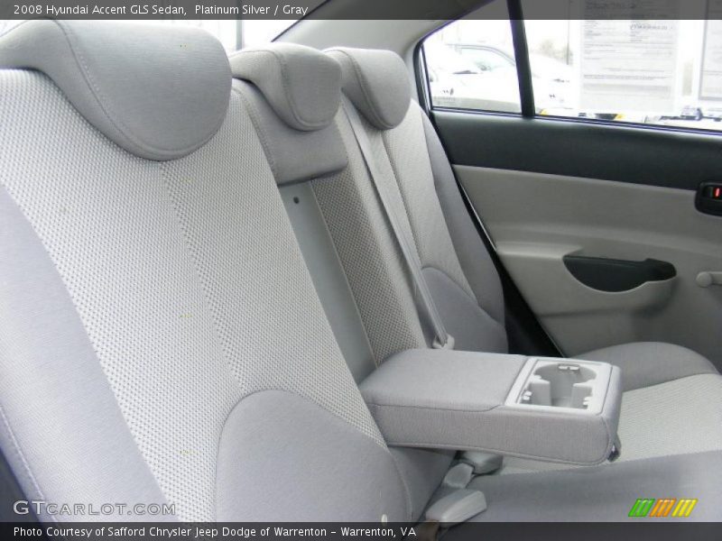Platinum Silver / Gray 2008 Hyundai Accent GLS Sedan