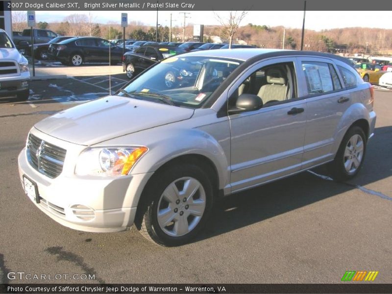 Bright Silver Metallic / Pastel Slate Gray 2007 Dodge Caliber SXT