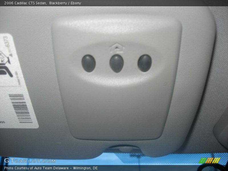 Blackberry / Ebony 2006 Cadillac CTS Sedan