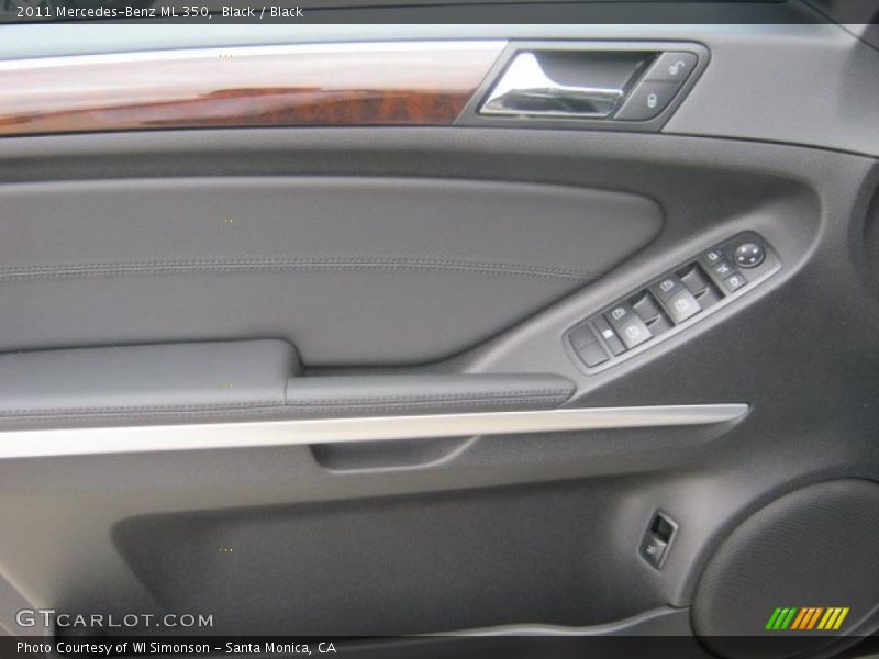 Black / Black 2011 Mercedes-Benz ML 350