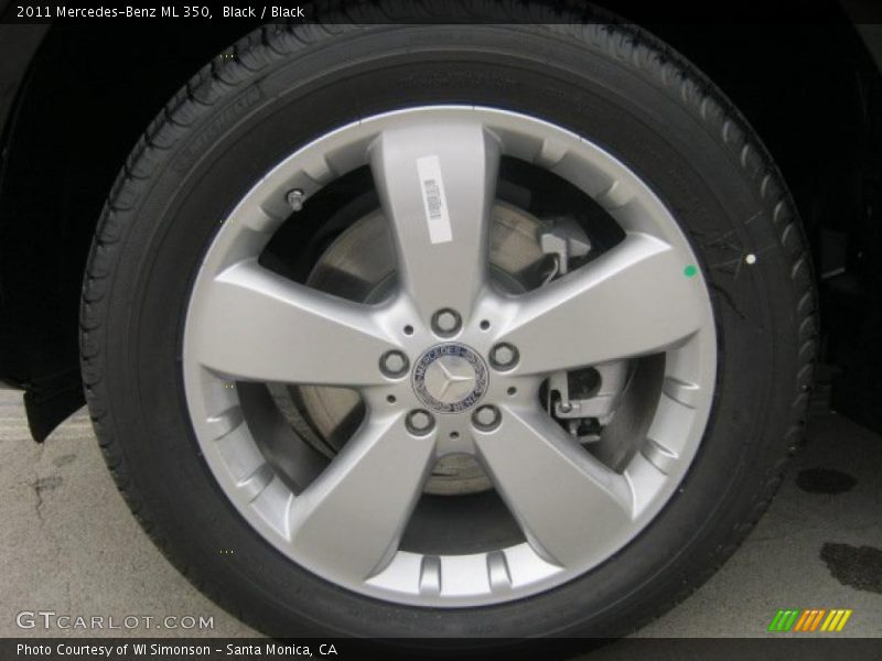 Black / Black 2011 Mercedes-Benz ML 350