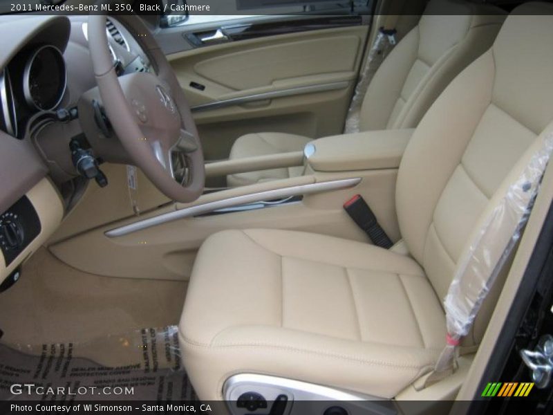 Black / Cashmere 2011 Mercedes-Benz ML 350