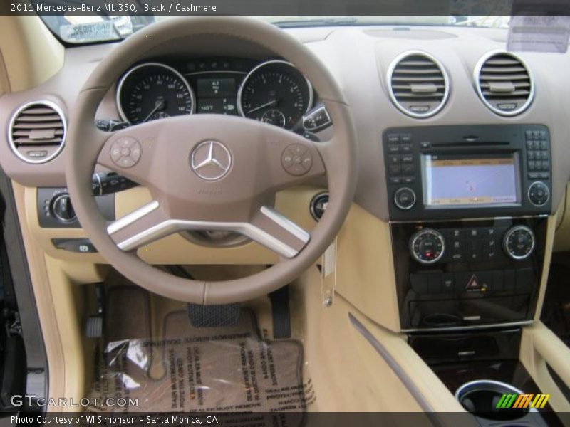 Black / Cashmere 2011 Mercedes-Benz ML 350