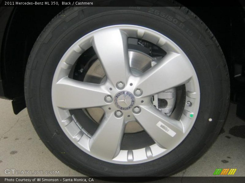 Black / Cashmere 2011 Mercedes-Benz ML 350