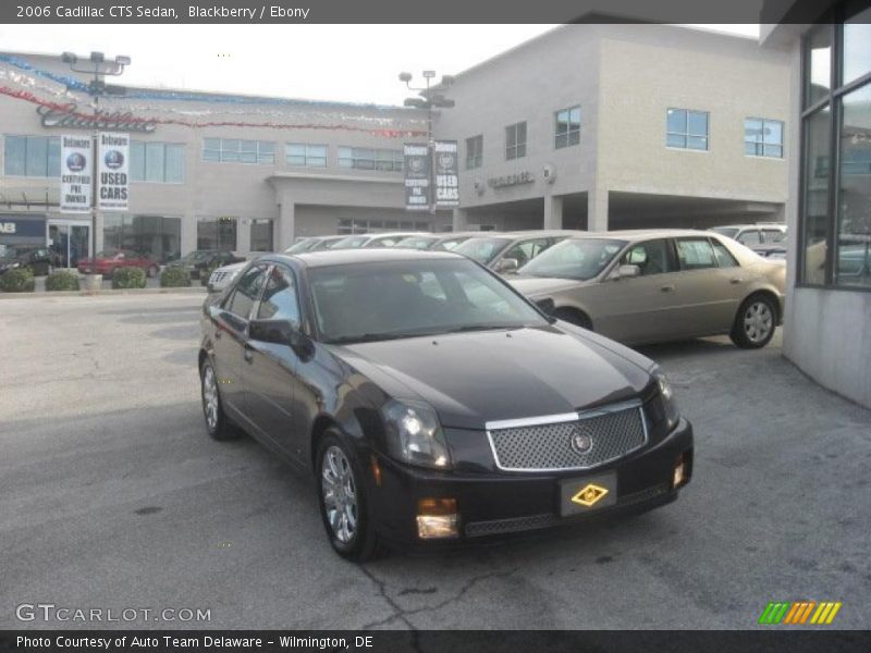 Blackberry / Ebony 2006 Cadillac CTS Sedan