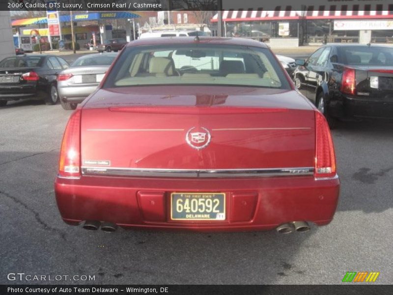 Crimson Pearl / Cashmere 2006 Cadillac DTS Luxury