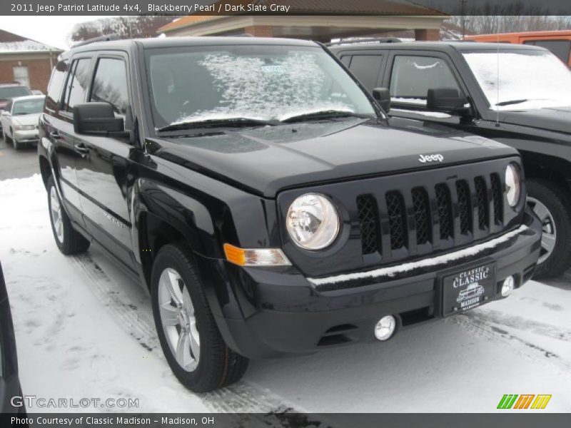 Blackberry Pearl / Dark Slate Gray 2011 Jeep Patriot Latitude 4x4
