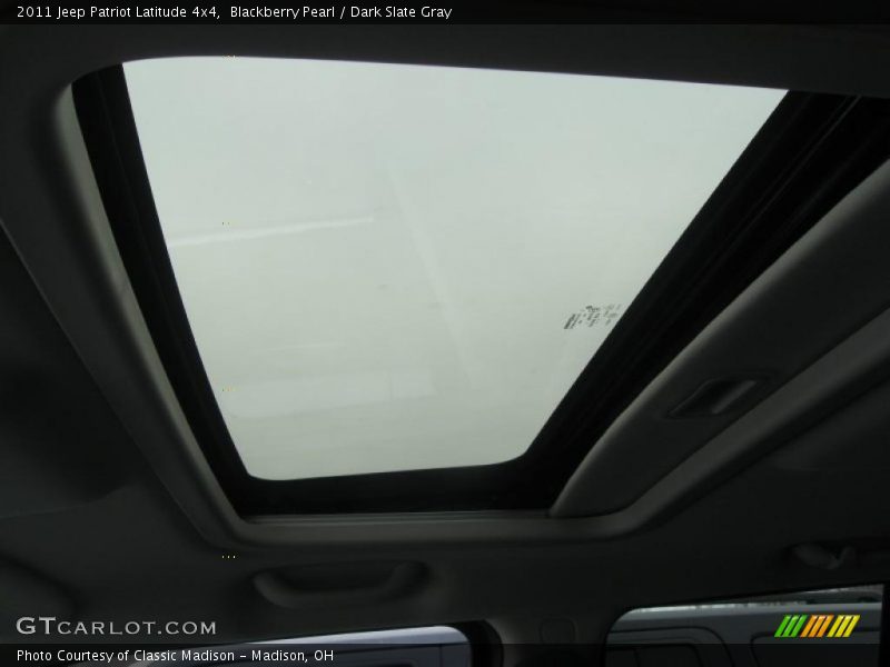 Sunroof of 2011 Patriot Latitude 4x4